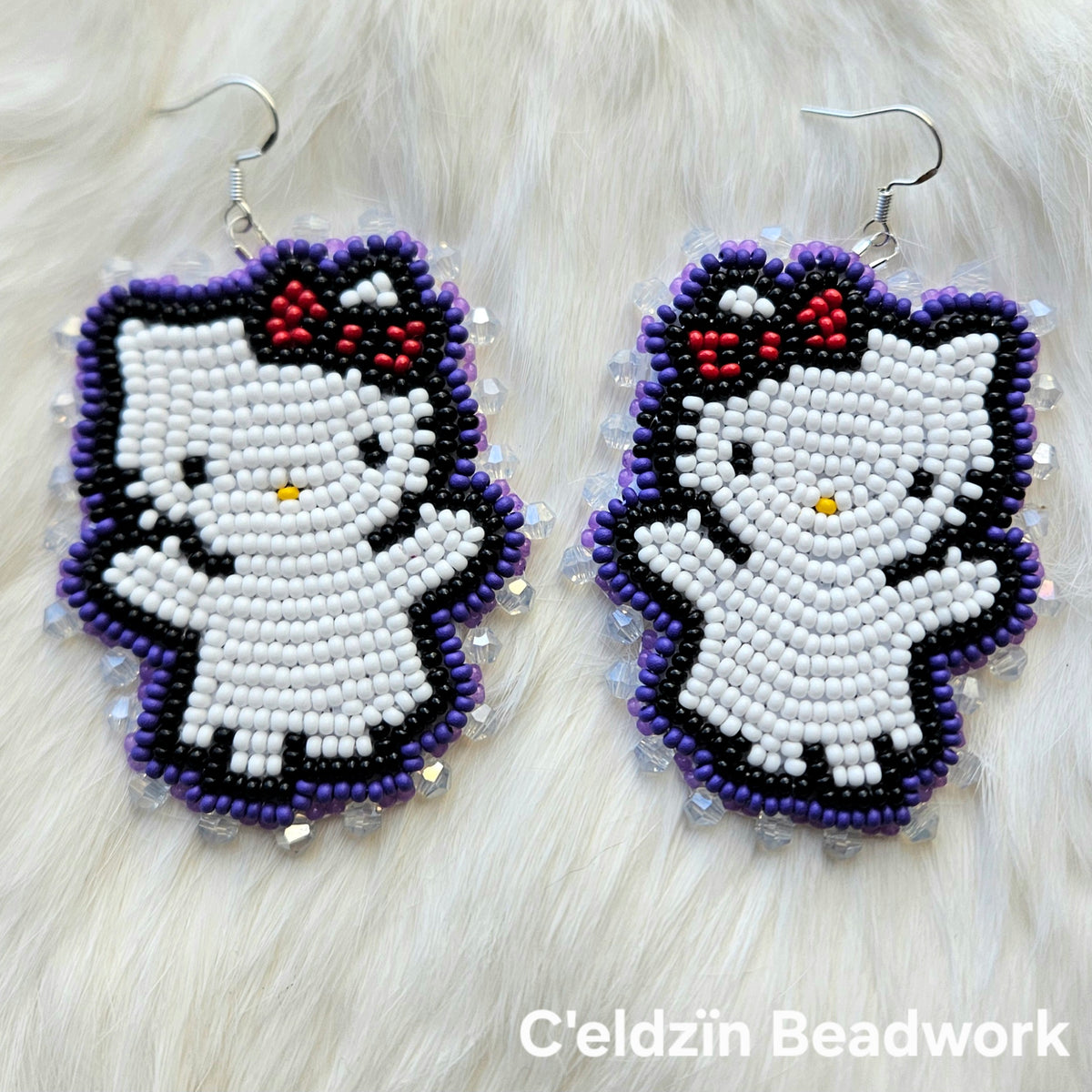 Hello Kitty Ghost Earrings