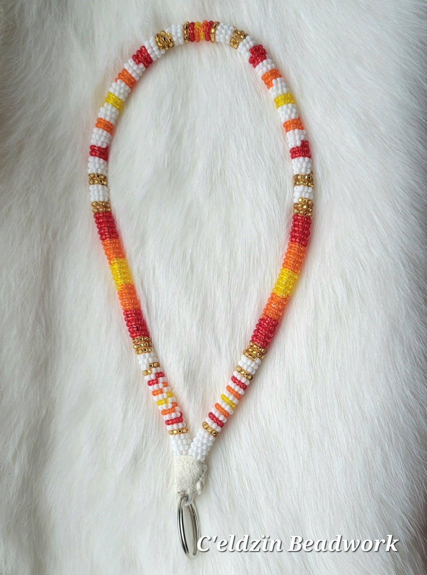 Fire Wristlet Keychain