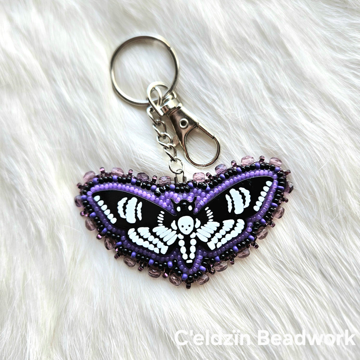 Death Moth Keychain