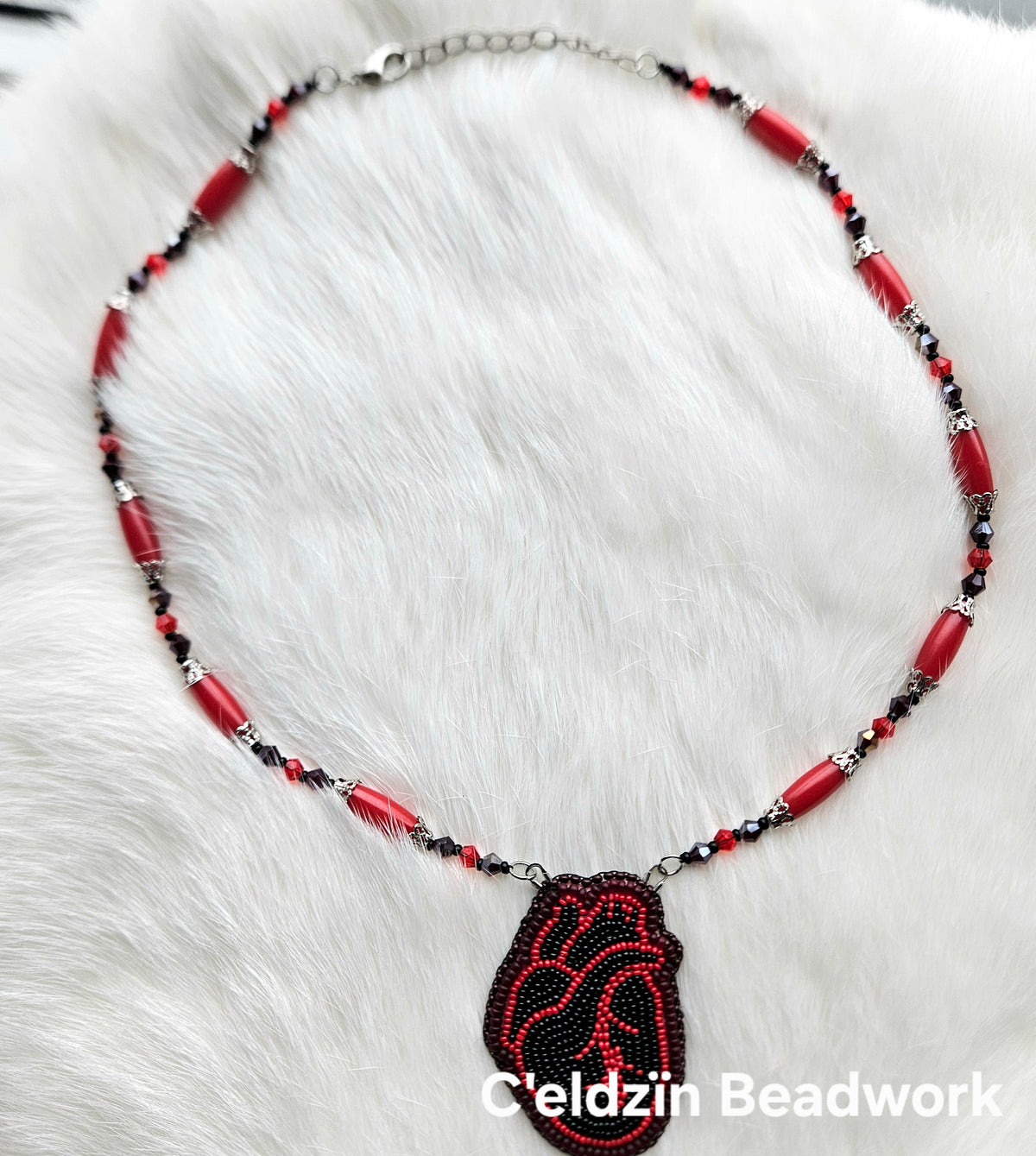 Black Heart Necklace