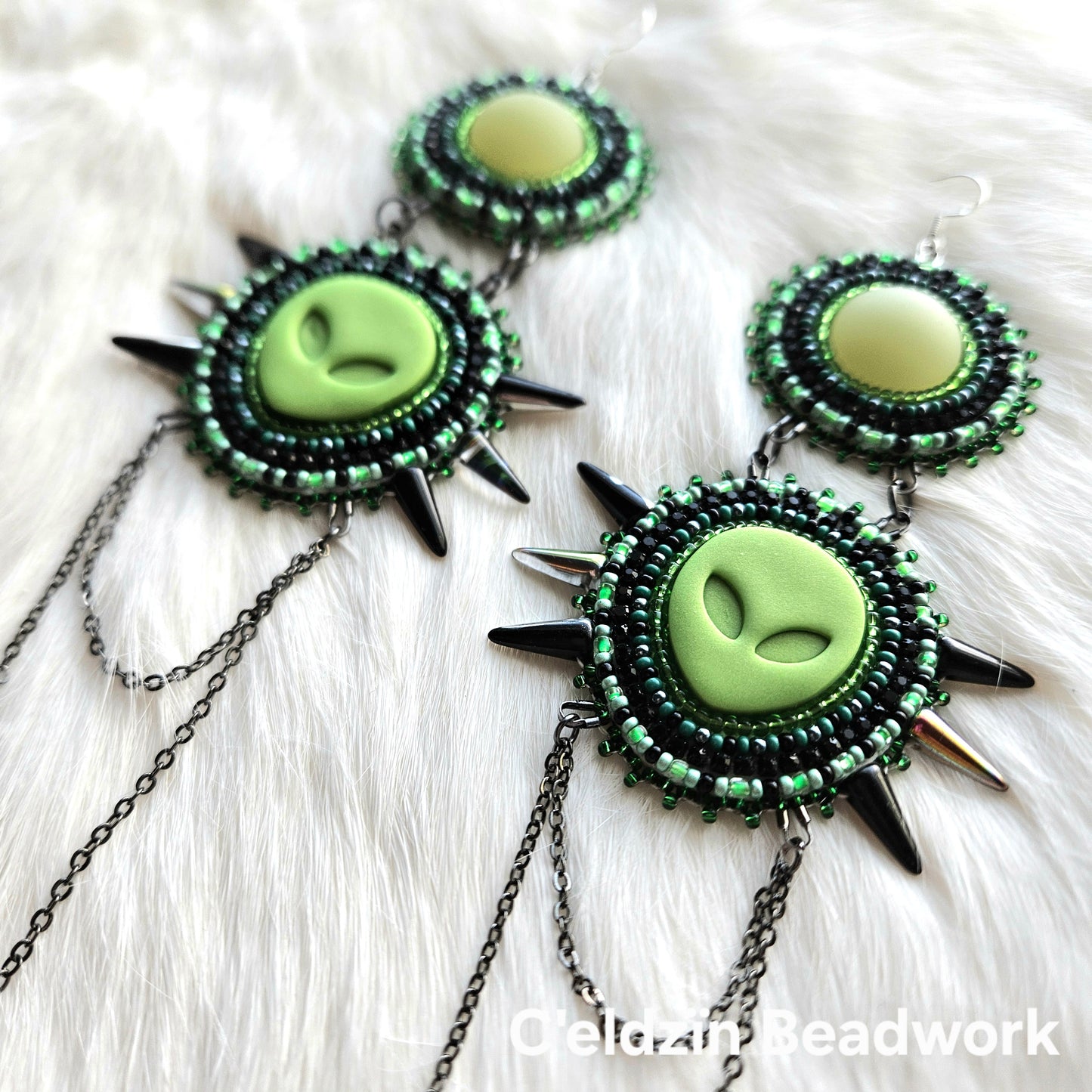 Alien Earrings