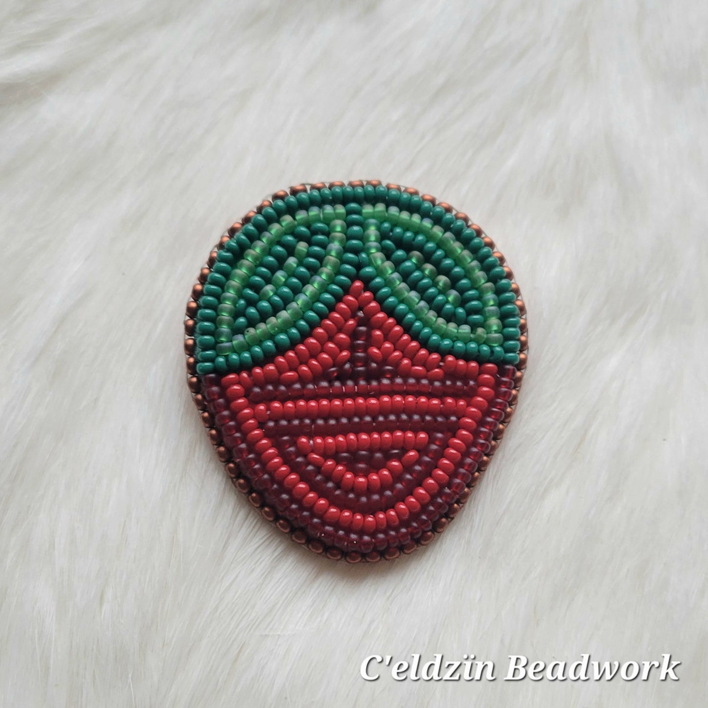 Formline Strawberry Pin