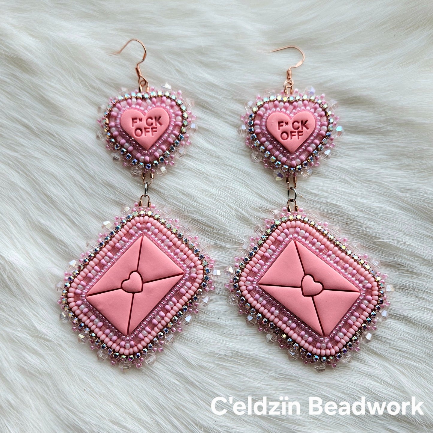 Anti Love Letter Earrings