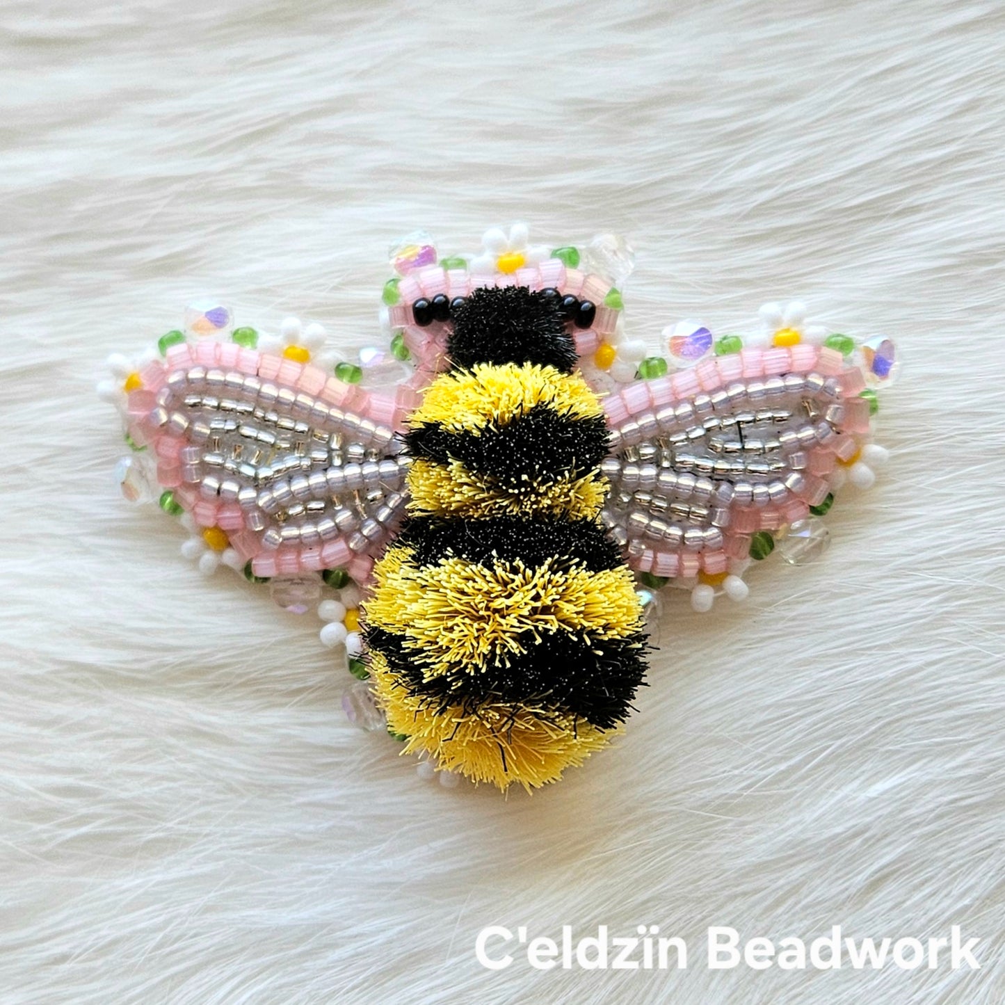 Tufted Bee Pin
