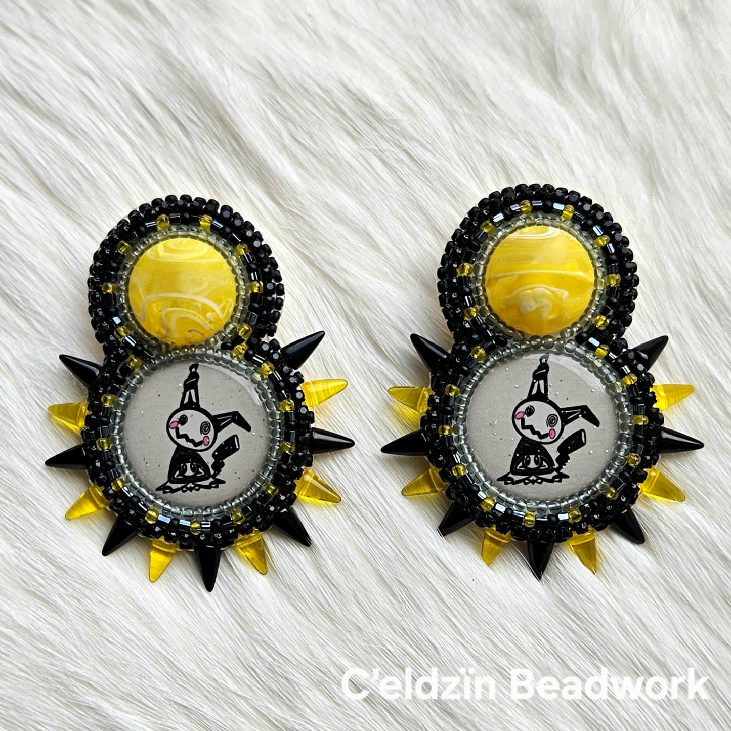 Formline Mimikyu Earrings