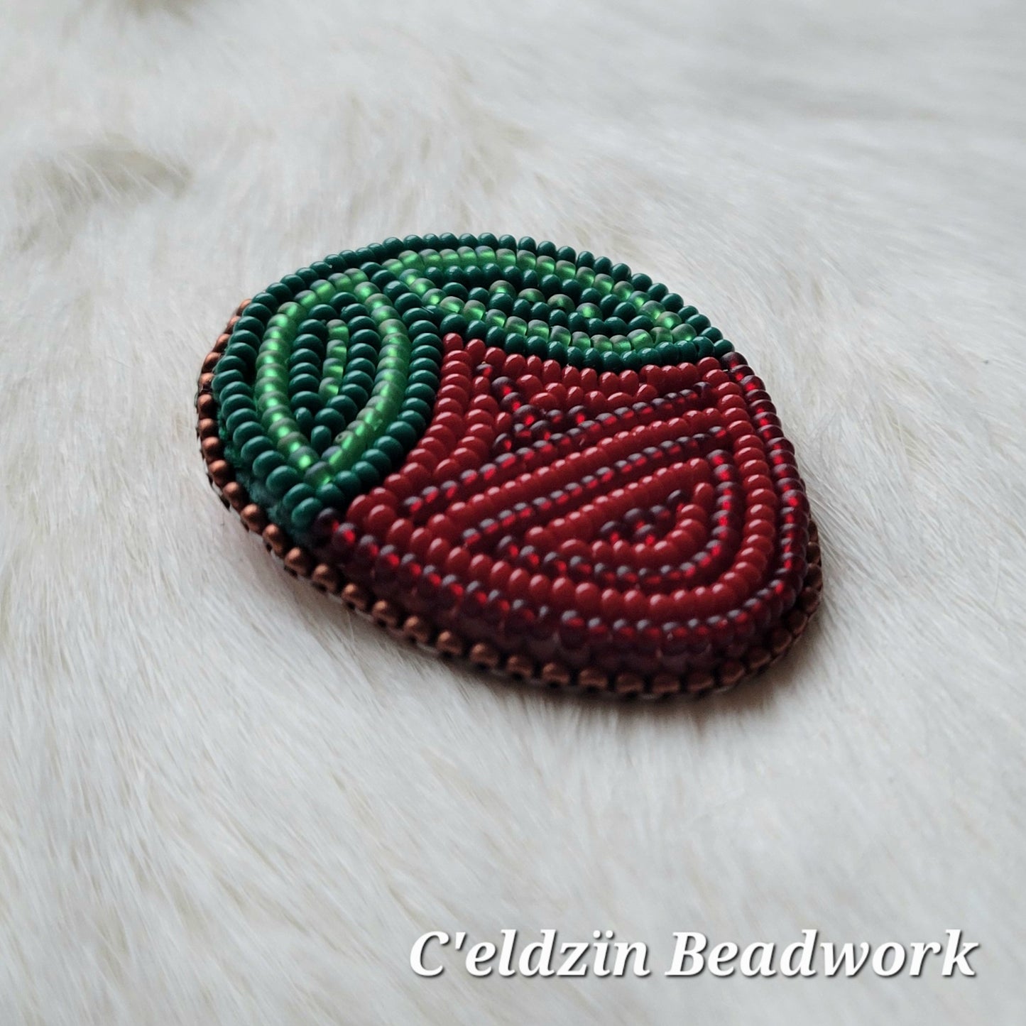 Formline Strawberry Pin