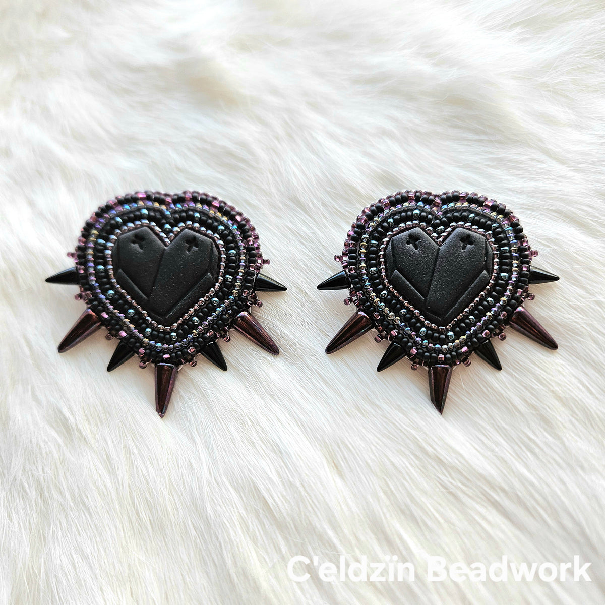 Coffin Heart Studs