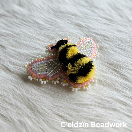 Tufted Bee Barrette