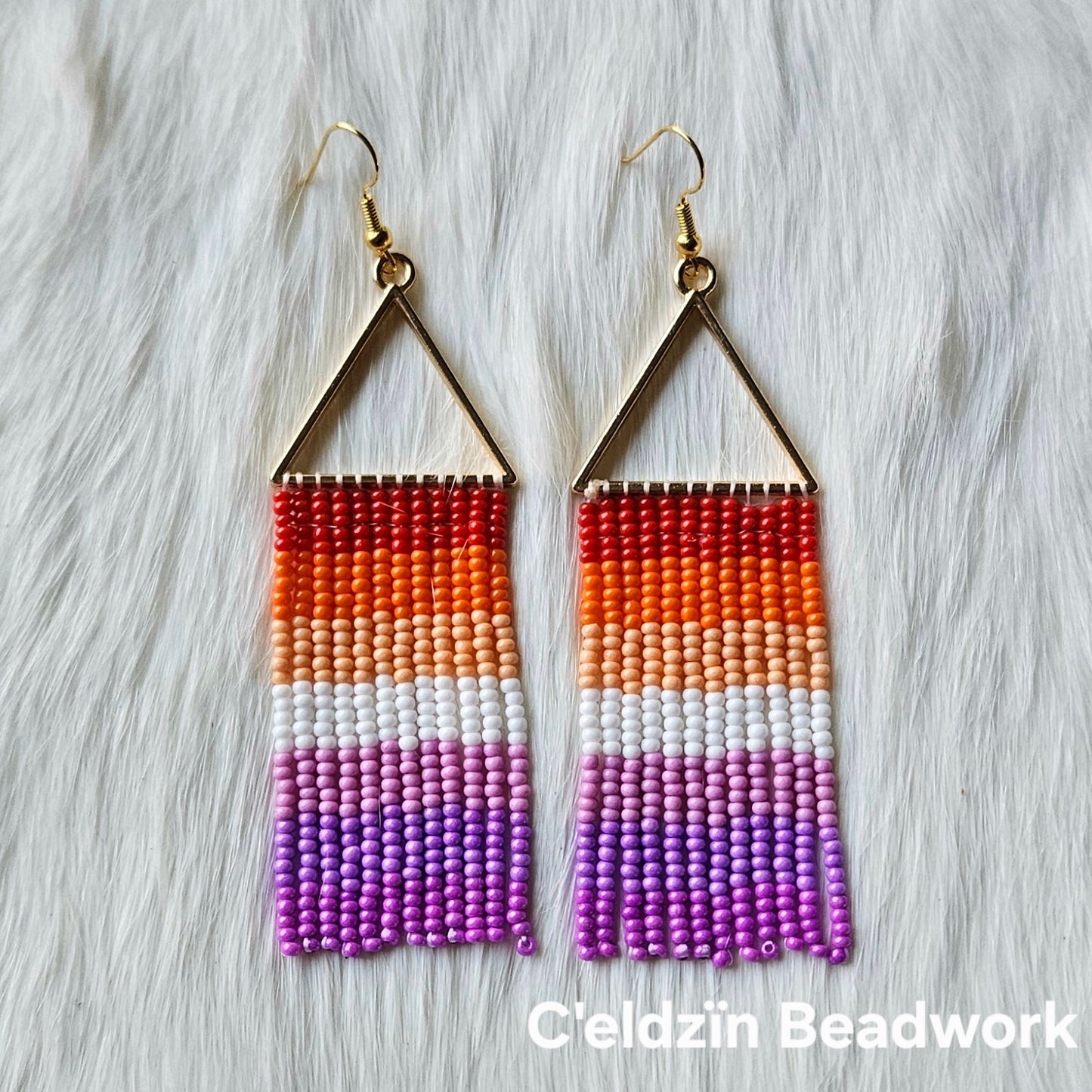 Lesbian Pride Earrings