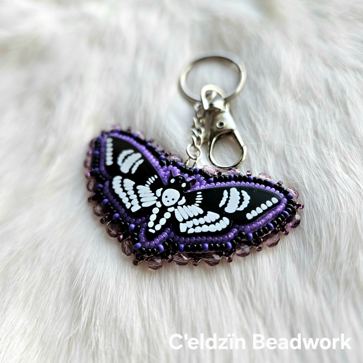 Death Moth Keychain