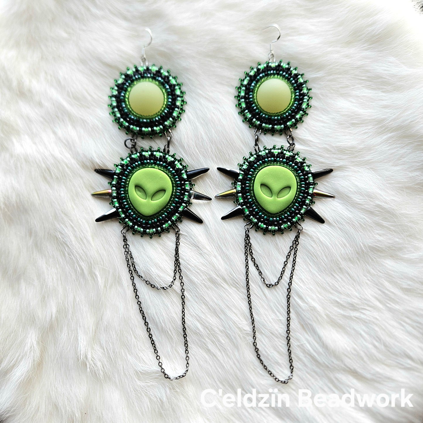 Alien Earrings