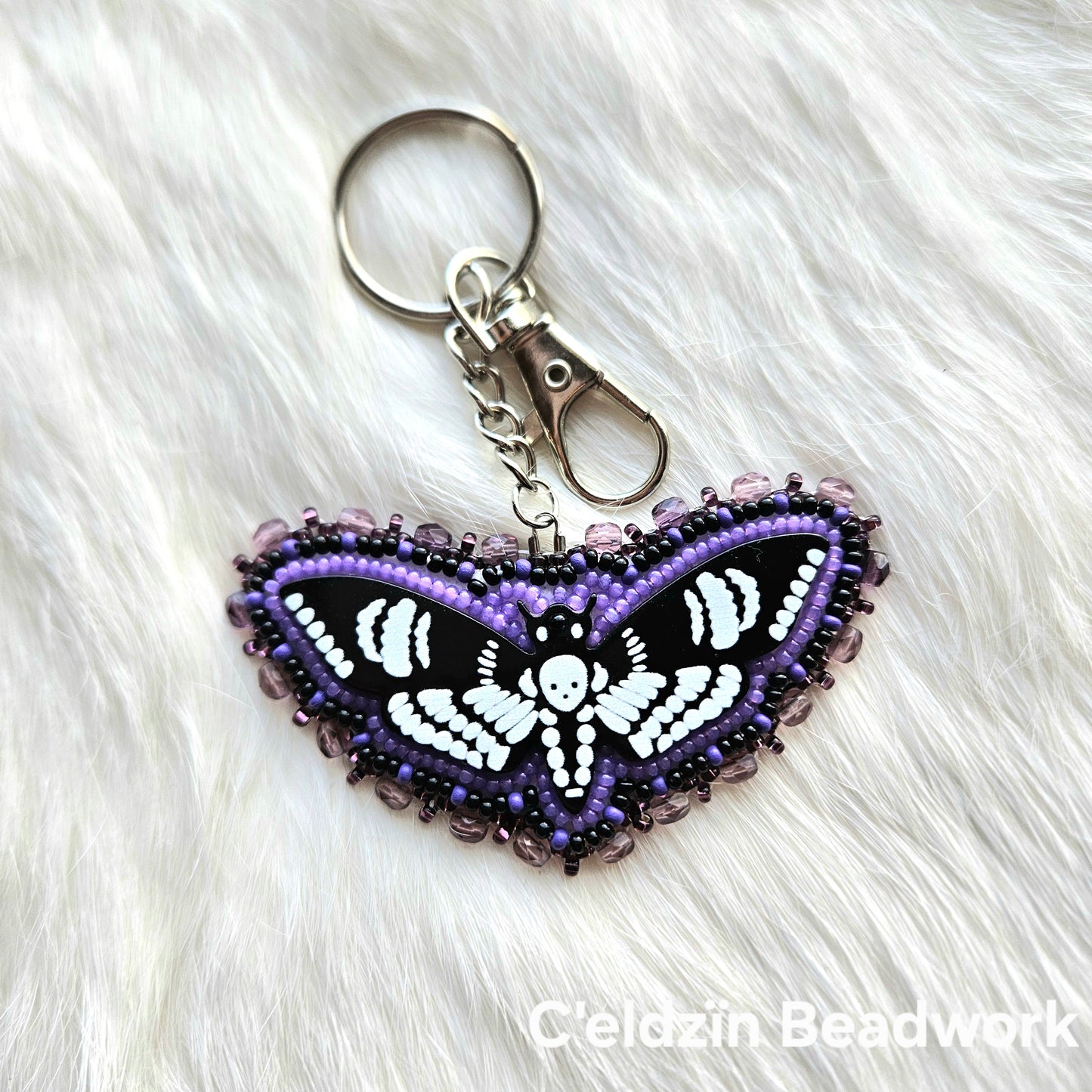 Death Moth Keychain