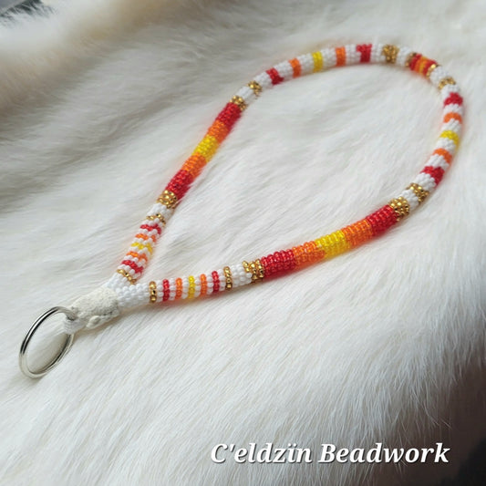 Fire Wristlet Keychain