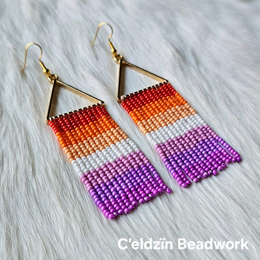 Lesbian Pride Earrings