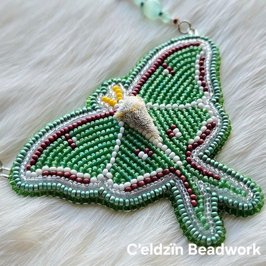 Luna Moth Necklace