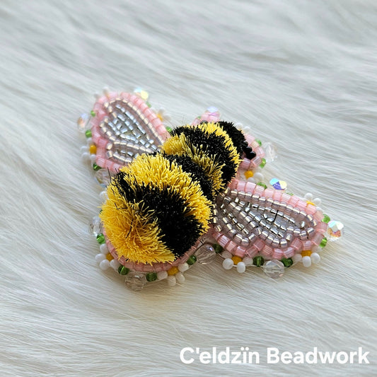 Tufted Bee Pin